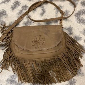 Suede fringe Tory Burch Crossbody